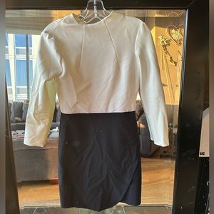 Top shop black and white dress